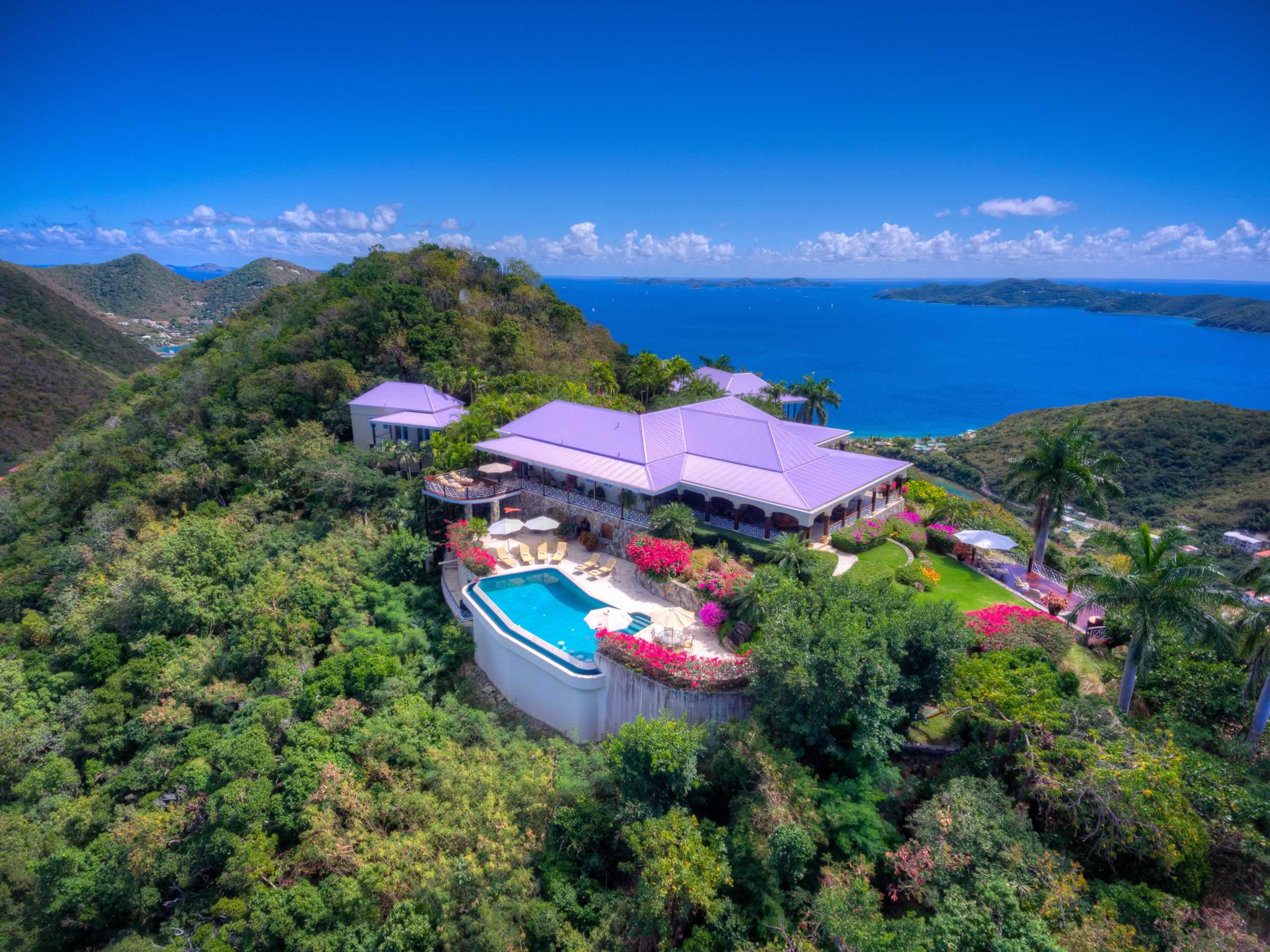 St. Bernard's Hill House British Virgin Islands , Caribbean Private