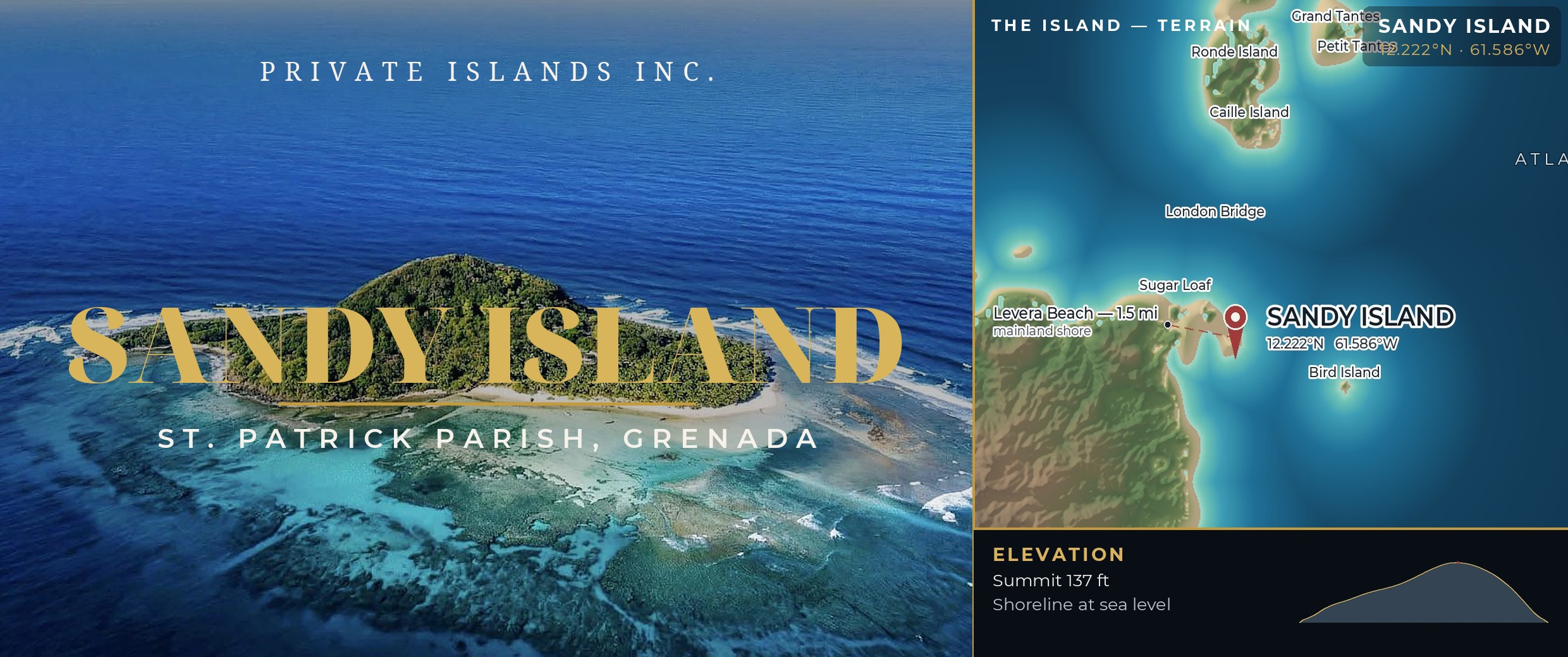 Sandy Island brochure