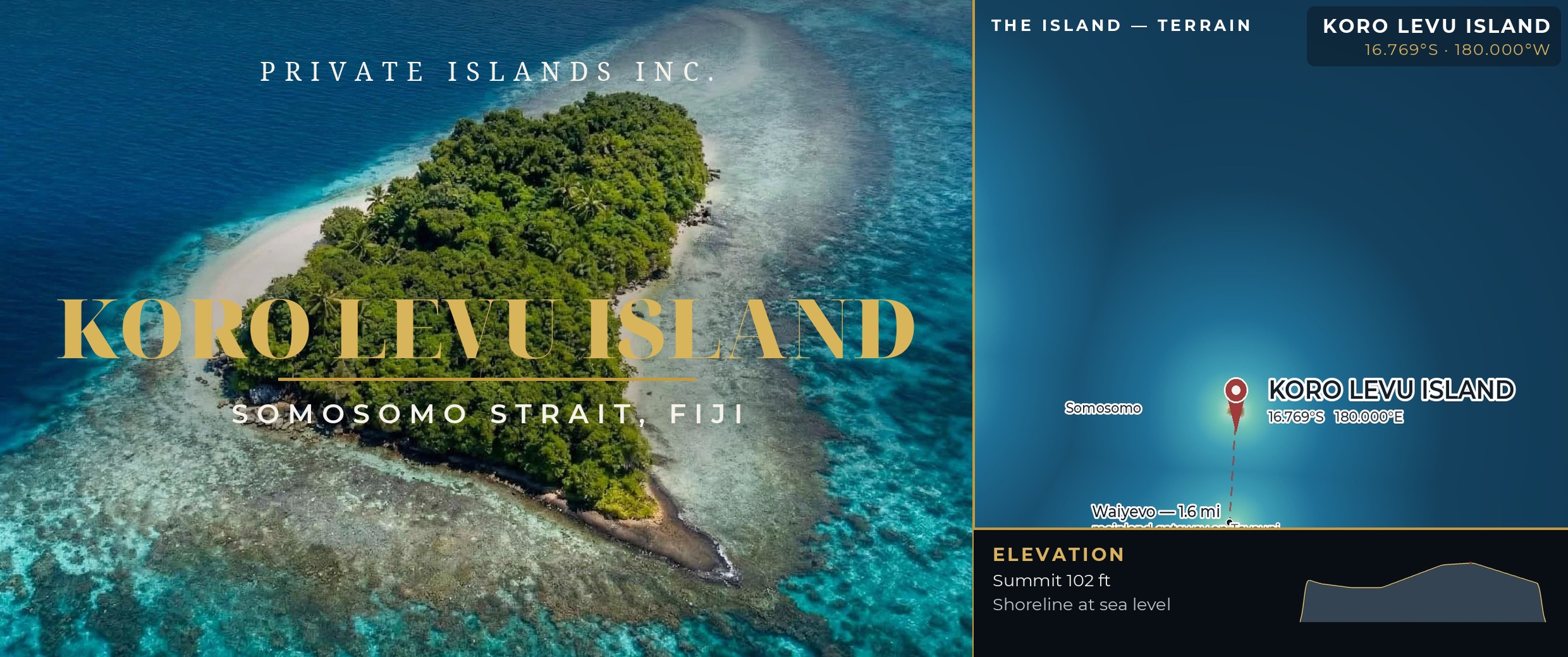 Koro Levu Island brochure