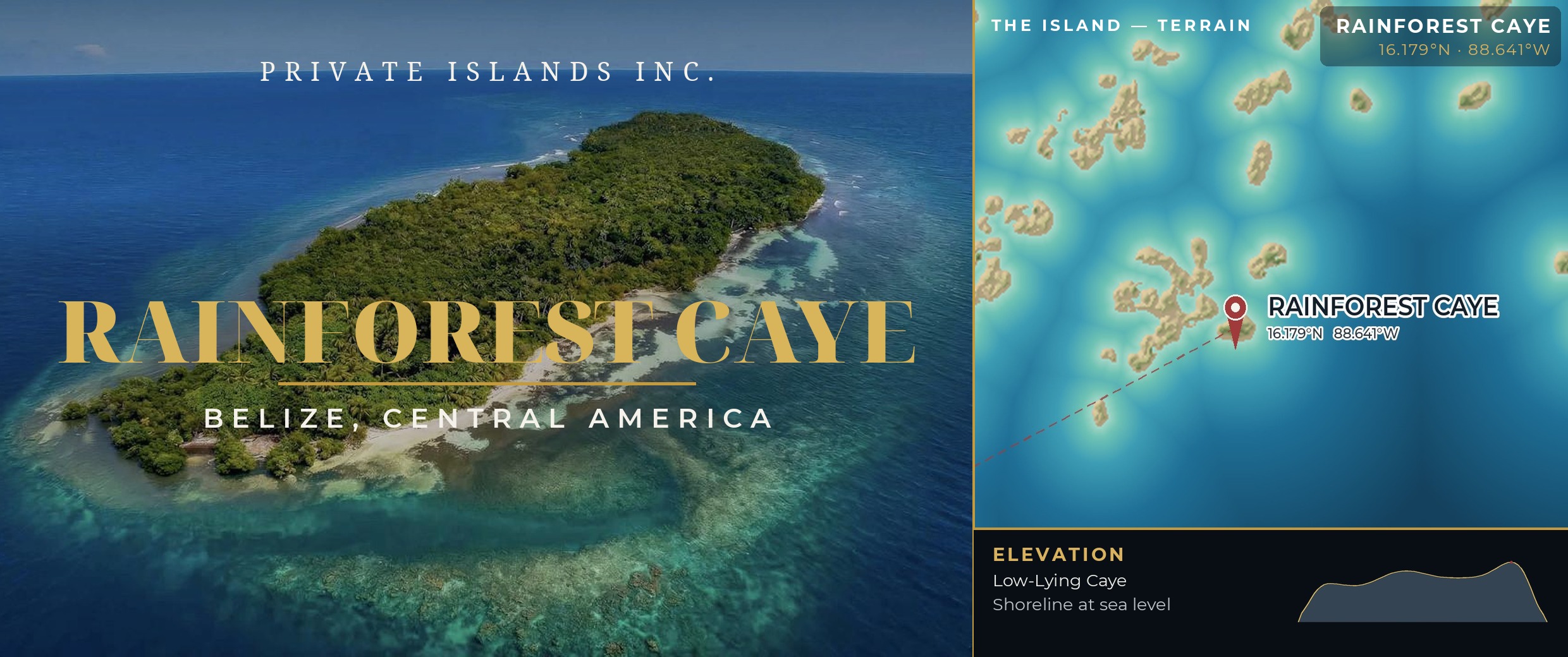 Rainforest Caye brochure