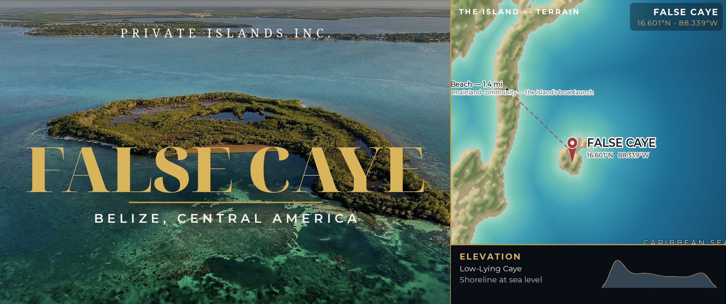 False Caye brochure