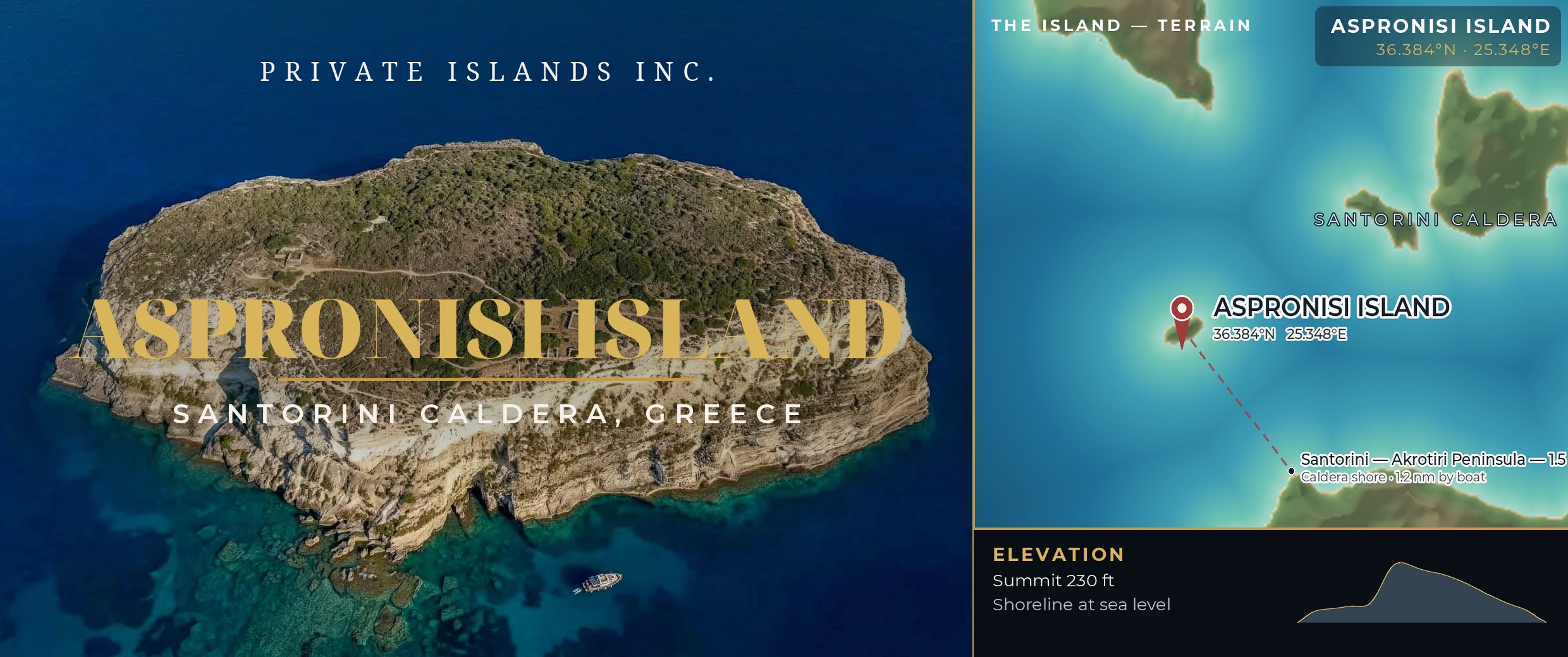 Aspronisi Island brochure