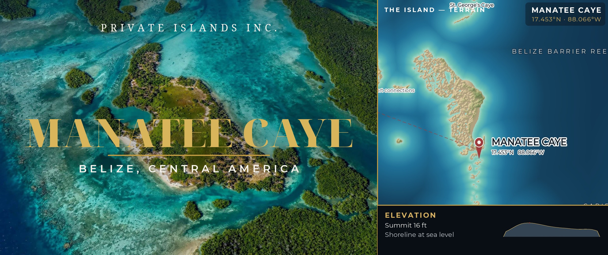 Manatee Caye brochure