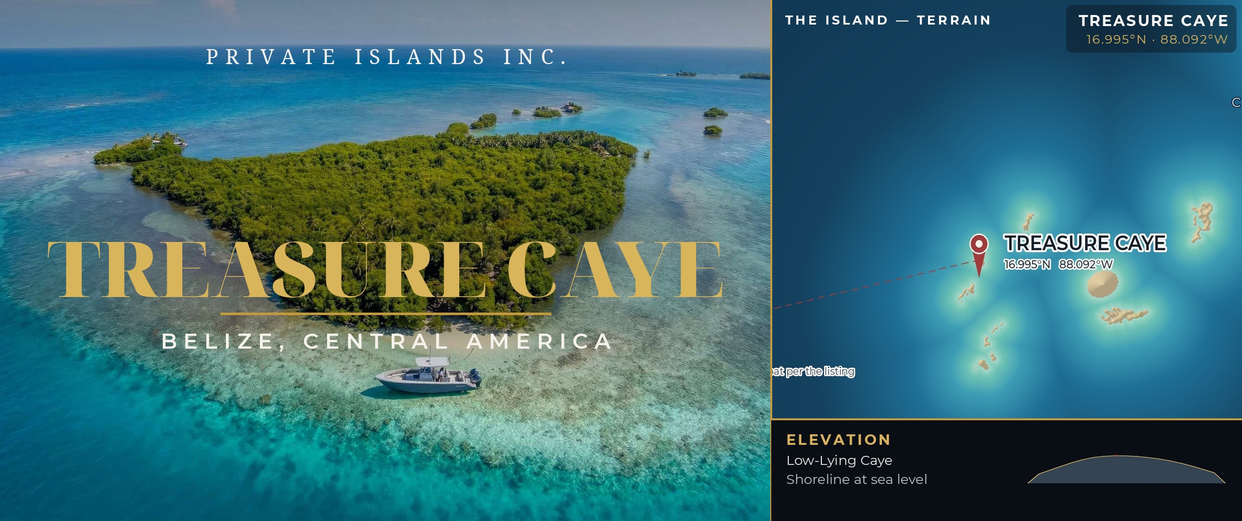 Treasure Caye brochure