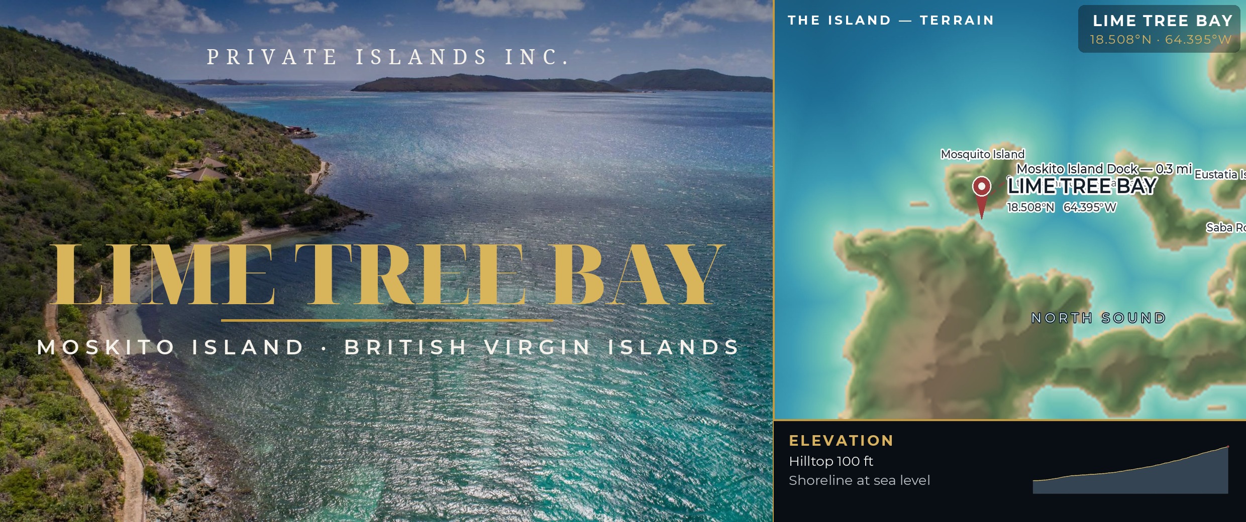 Lime Tree Bay, Moskito Island brochure