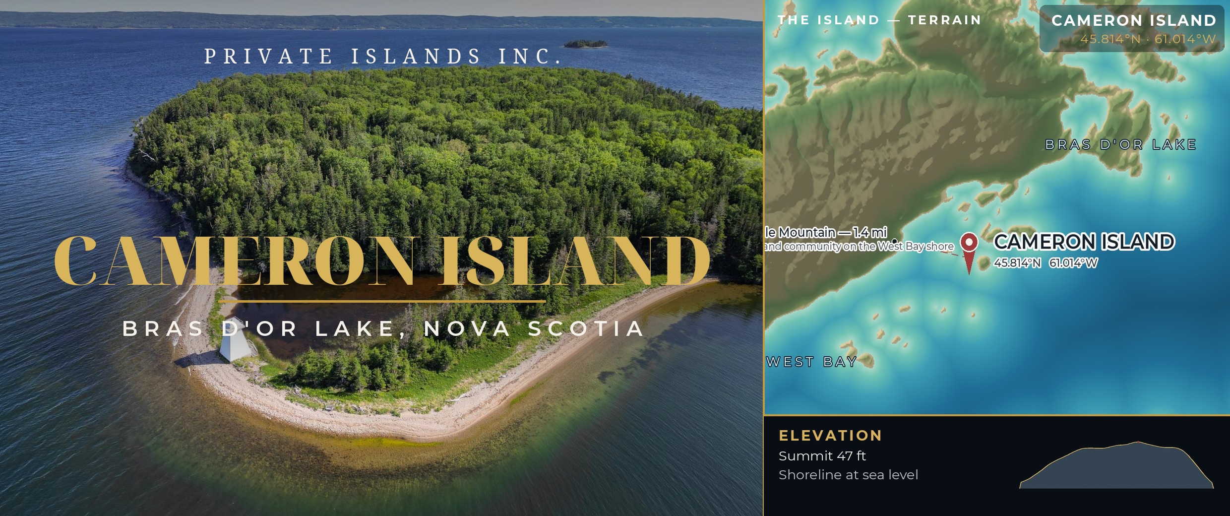 Cameron Island brochure