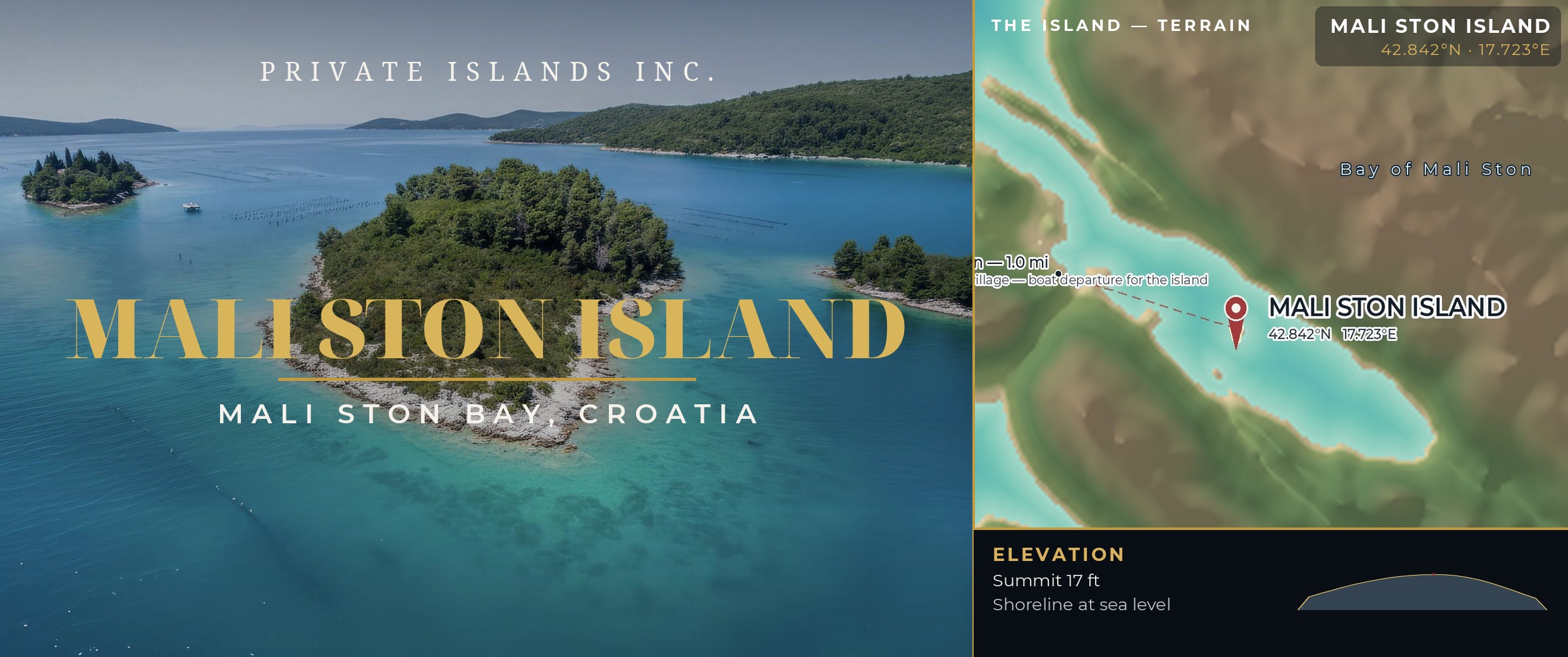 Mali Ston Island brochure