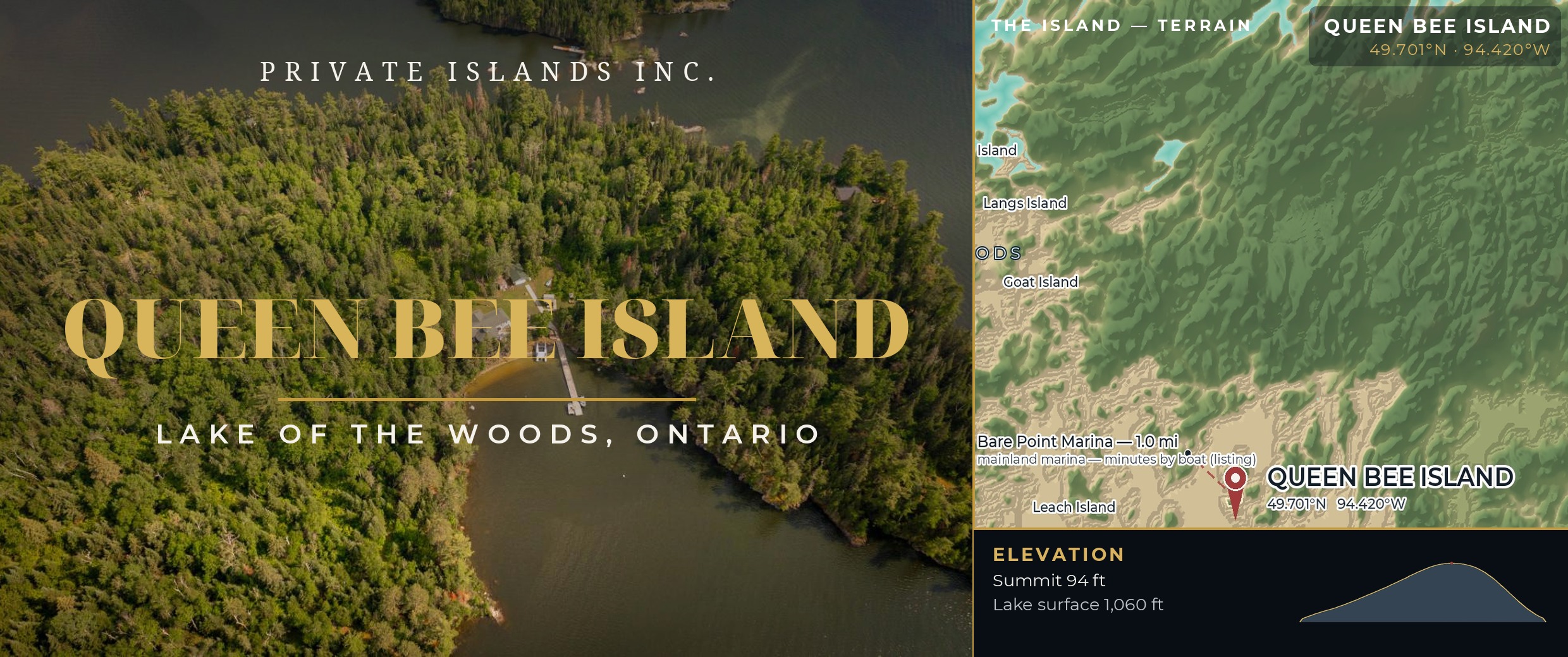 Queen Bee Island brochure