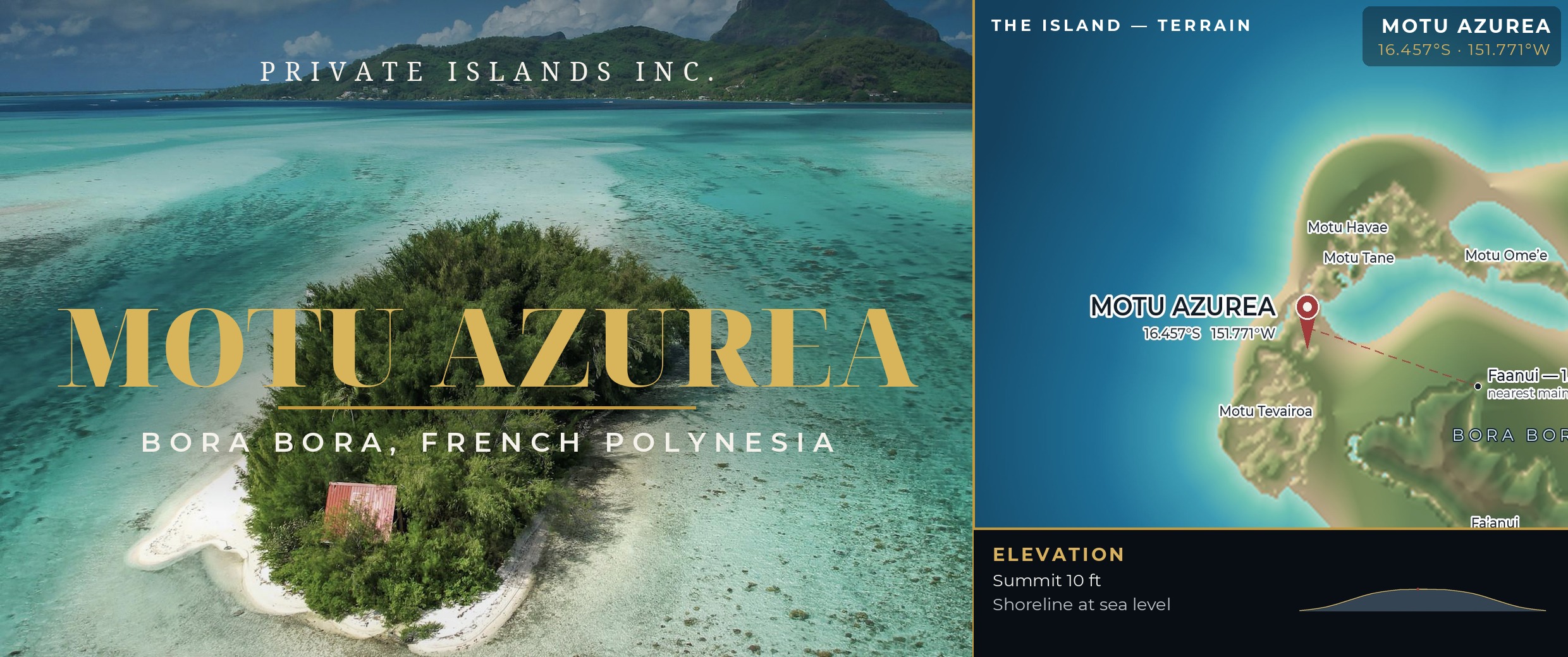 Motu Azurea brochure