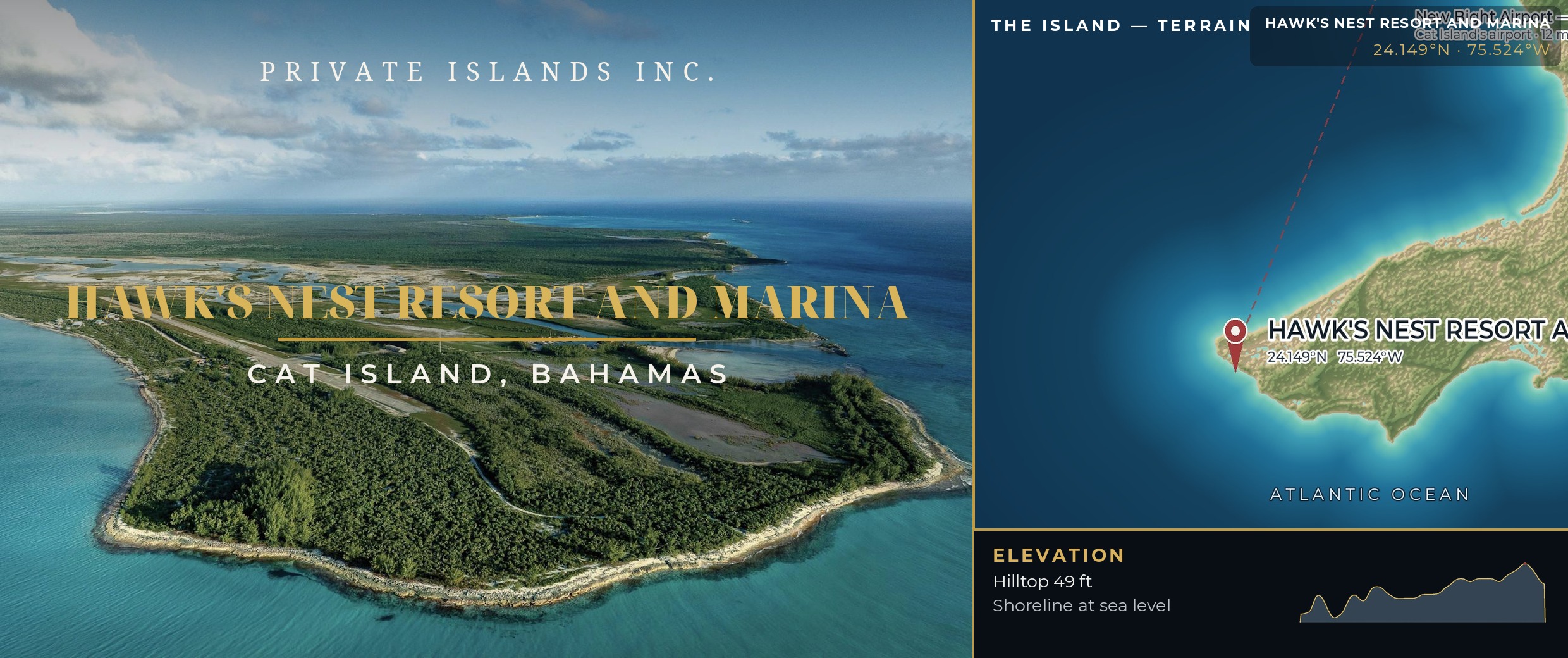 Hawk's Nest Resort and Marina brochure