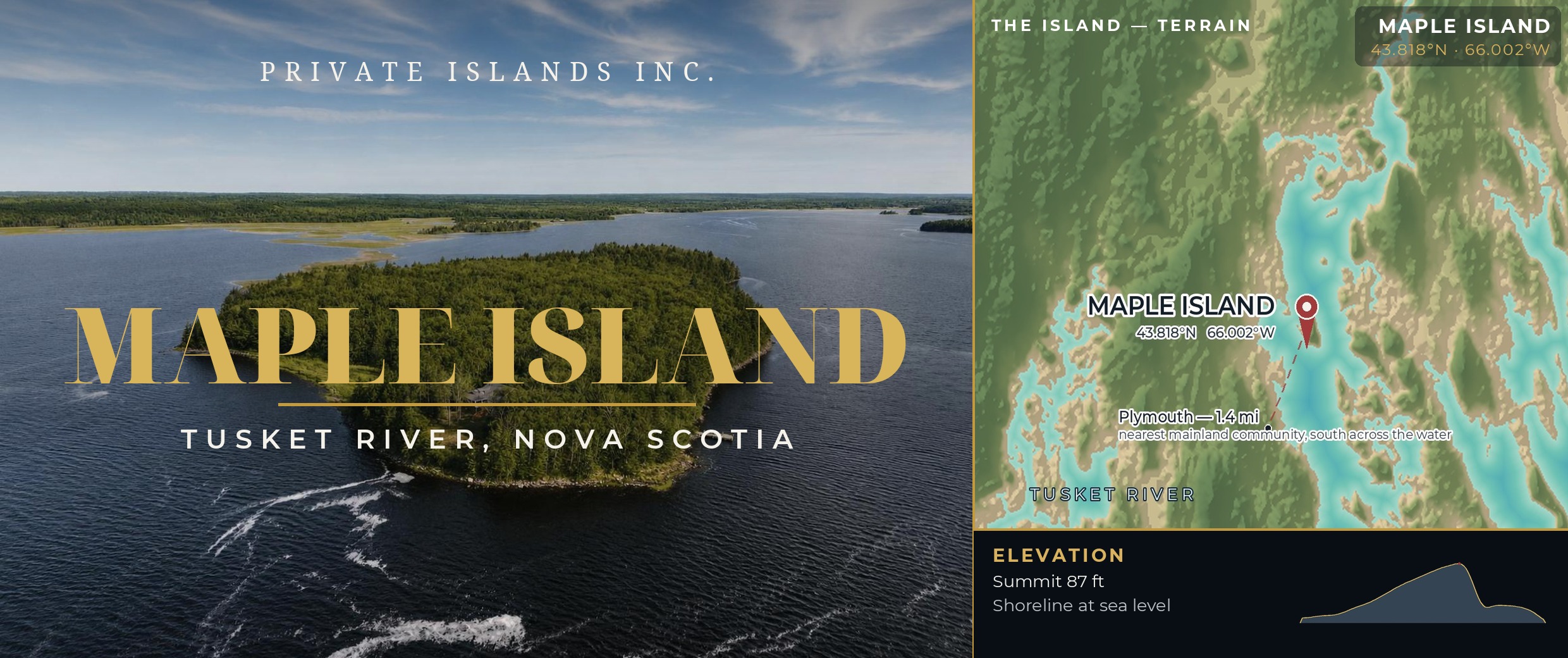 Maple Island brochure