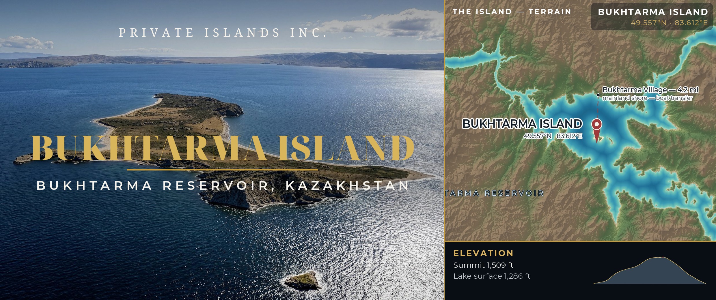 Bukhtarma Island brochure