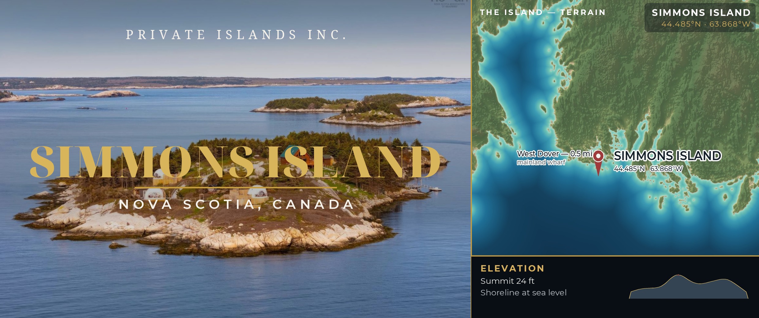 Simmons Island brochure