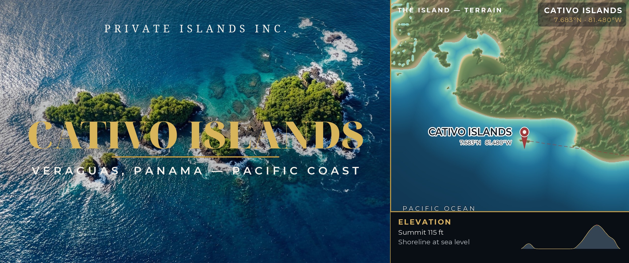 Cativo Islands brochure