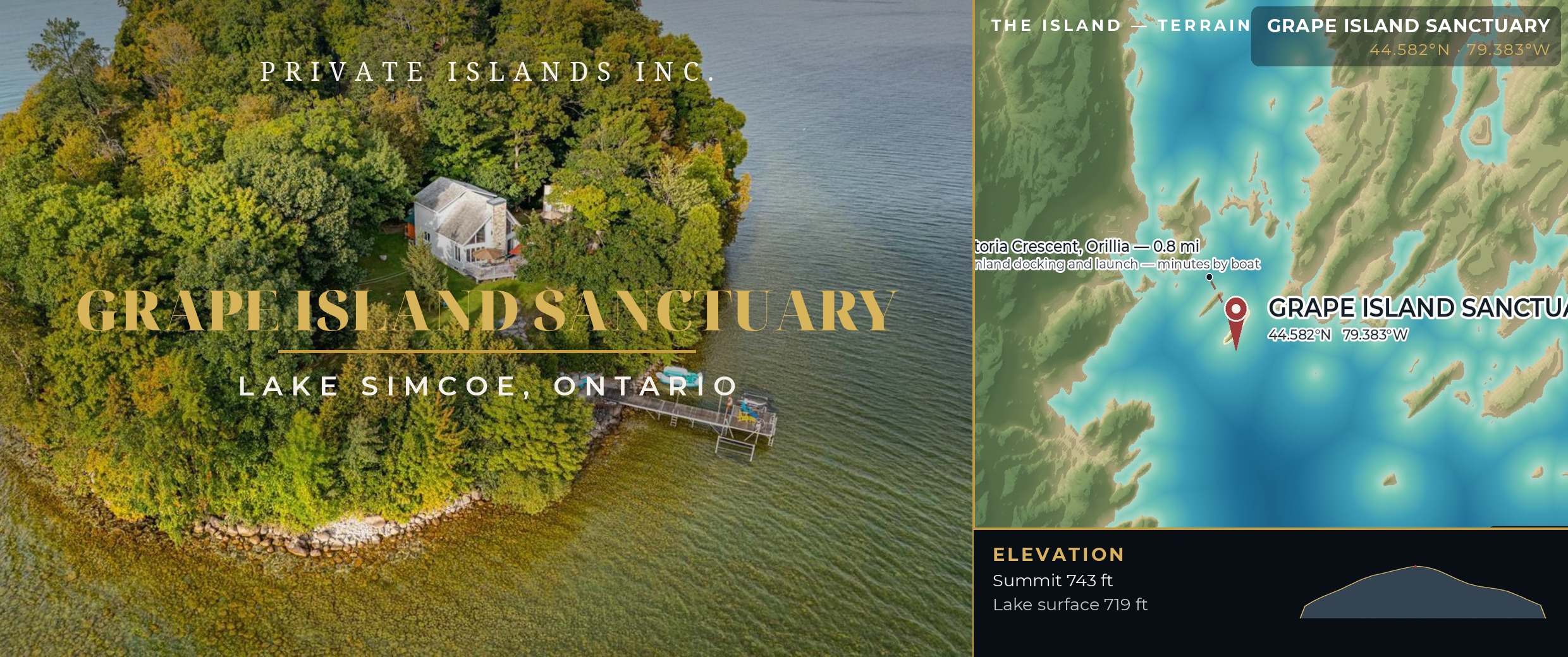 Grape Island Sanctuary brochure