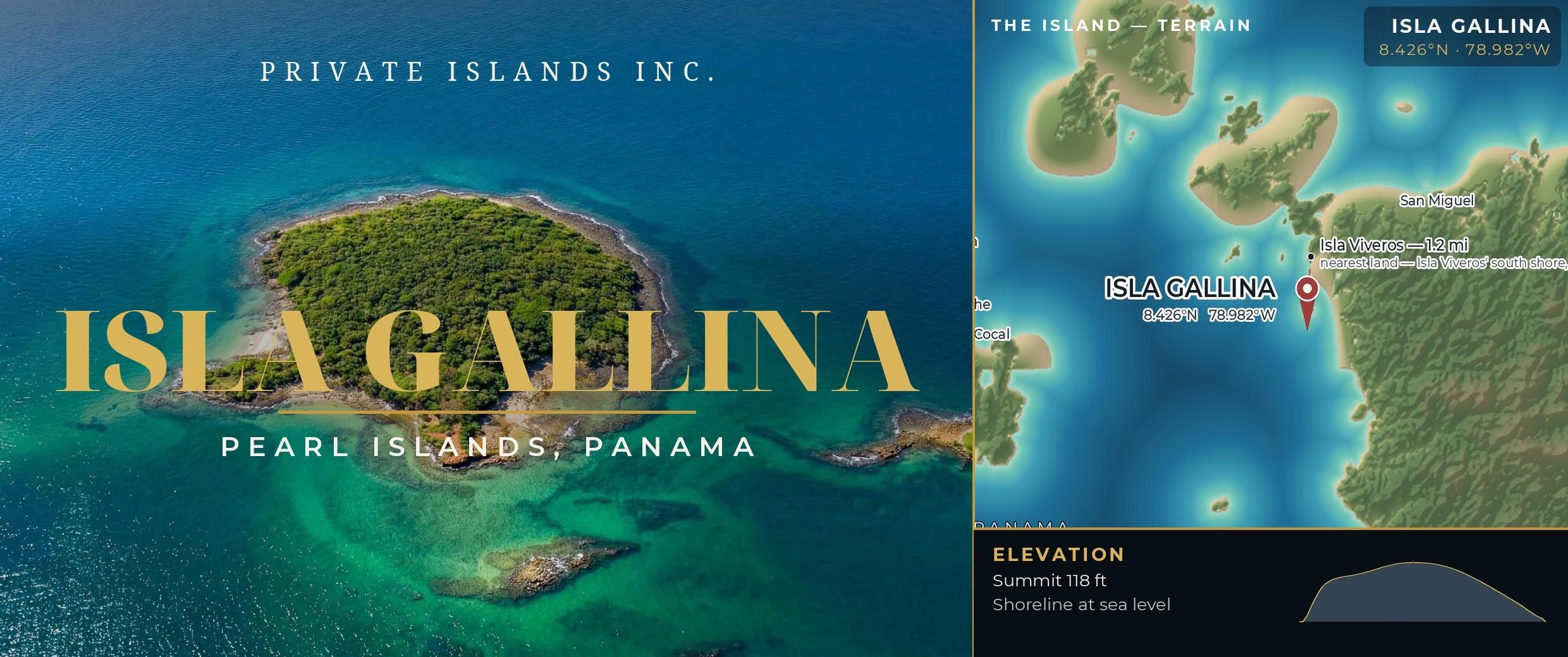 Isla Gallina brochure