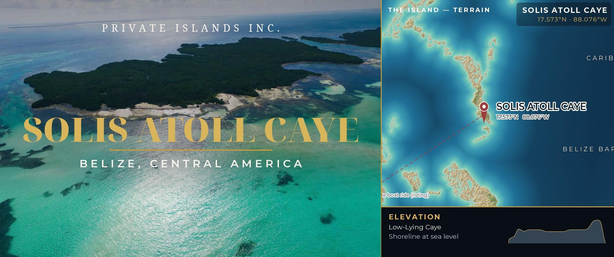 Solis Atoll Caye brochure