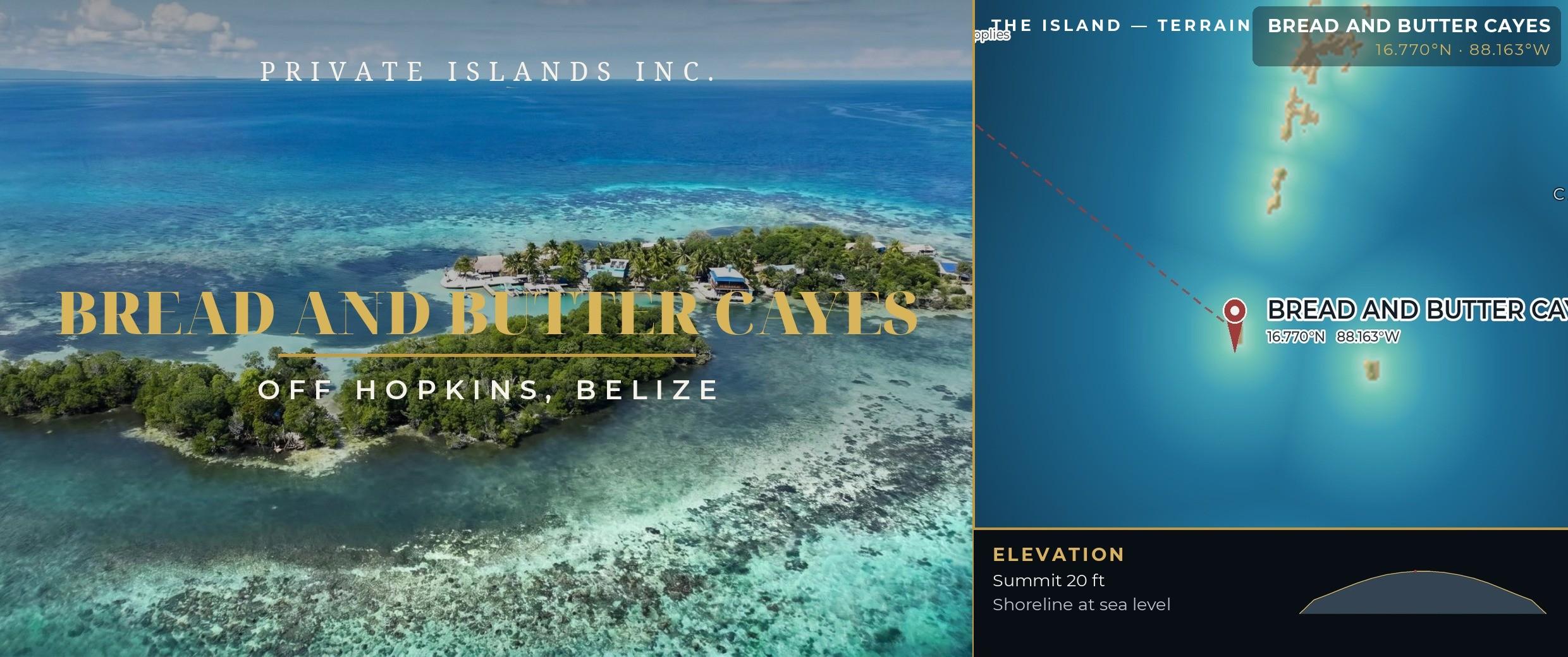 Bread and Butter Cayes brochure