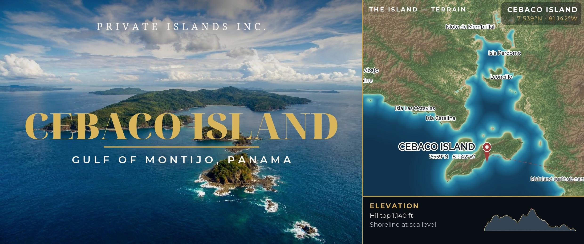 Cebaco Island brochure