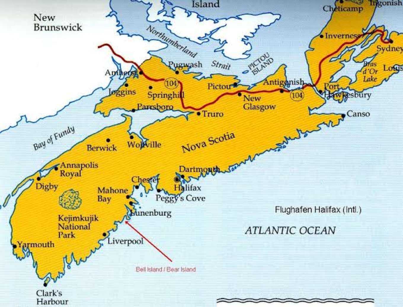 Bear Island Nova Scotia, Canada Private Islands for Sale