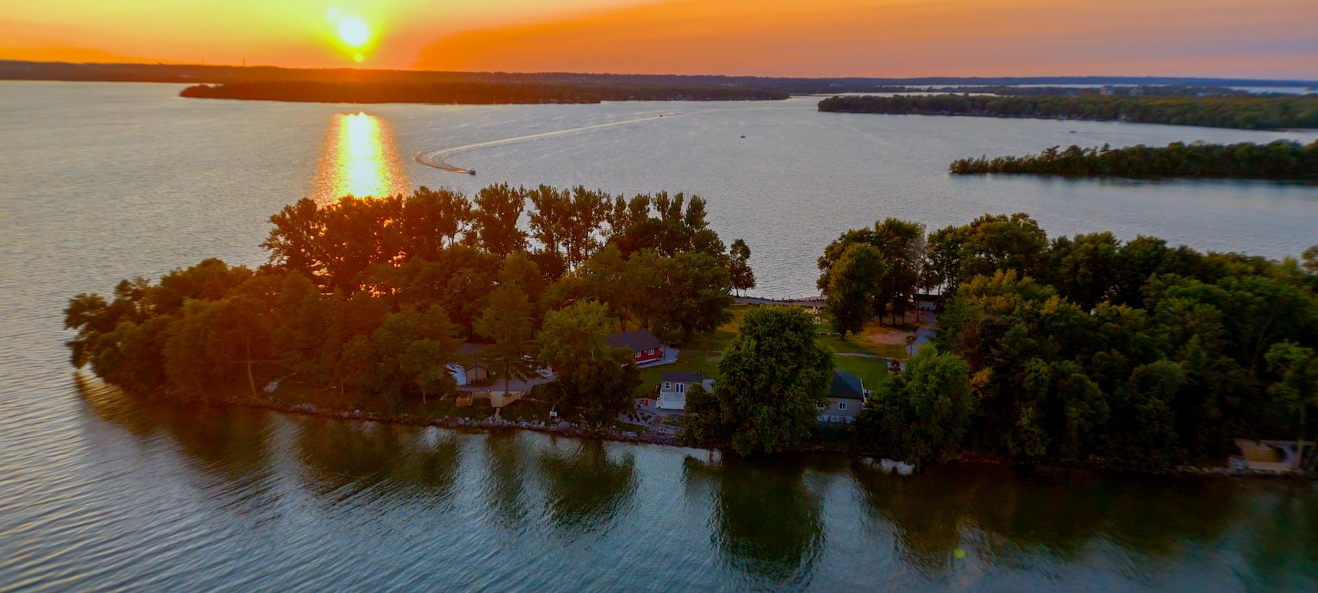 Goffatt Island  + 4739 Cedar Point Lane, Orillia – Private island in Ontario, Canada